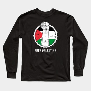 Free Palestine - End Apartheid Long Sleeve T-Shirt